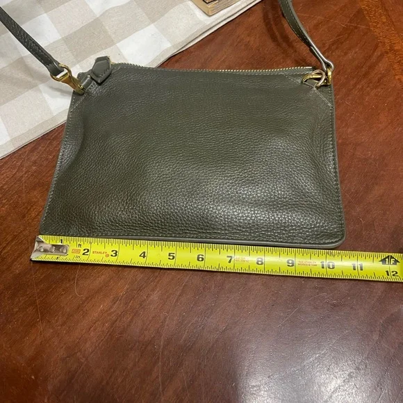 HButler Mighty Purse black pebbled leather crossbody - Picture 8 of 11